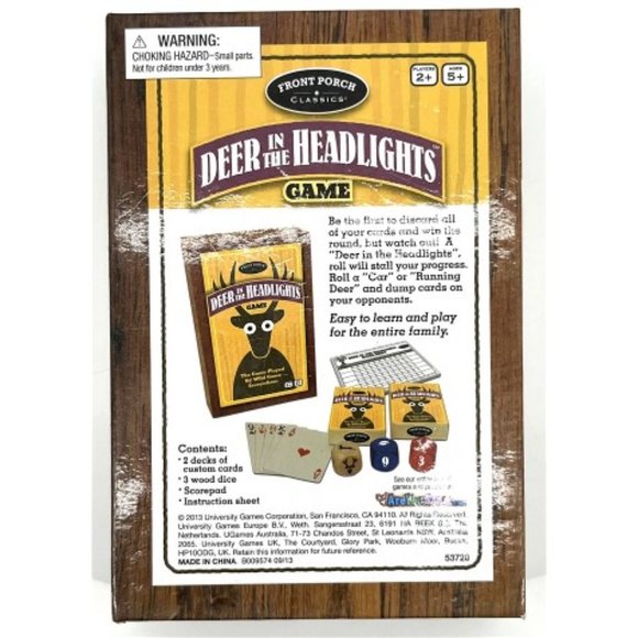 Deer In The Headlights‎ Card Game by Front Porch Classics - Complete! - Picture 3 of 3